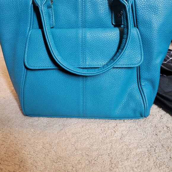 Jewell by Thirty One Teal Mini Diamond District Purse - Picture 2 of 3